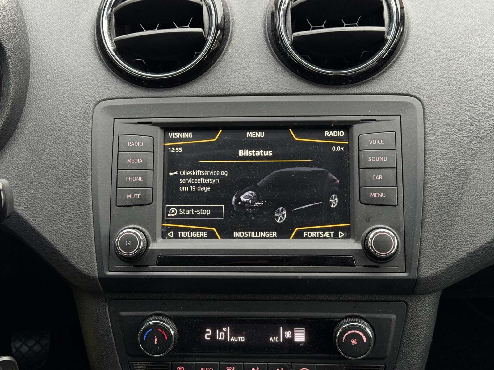 Grå Seat Ibiza fra 2017