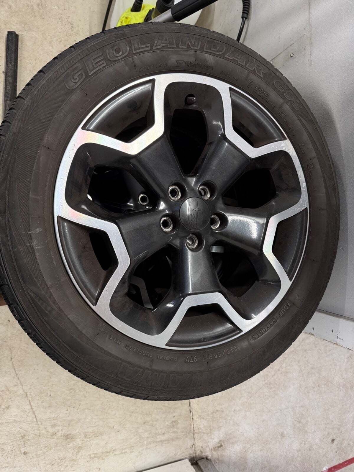 Hvid Subaru XV fra 2015