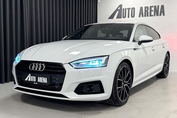 Hvid Audi A5 fra 2018