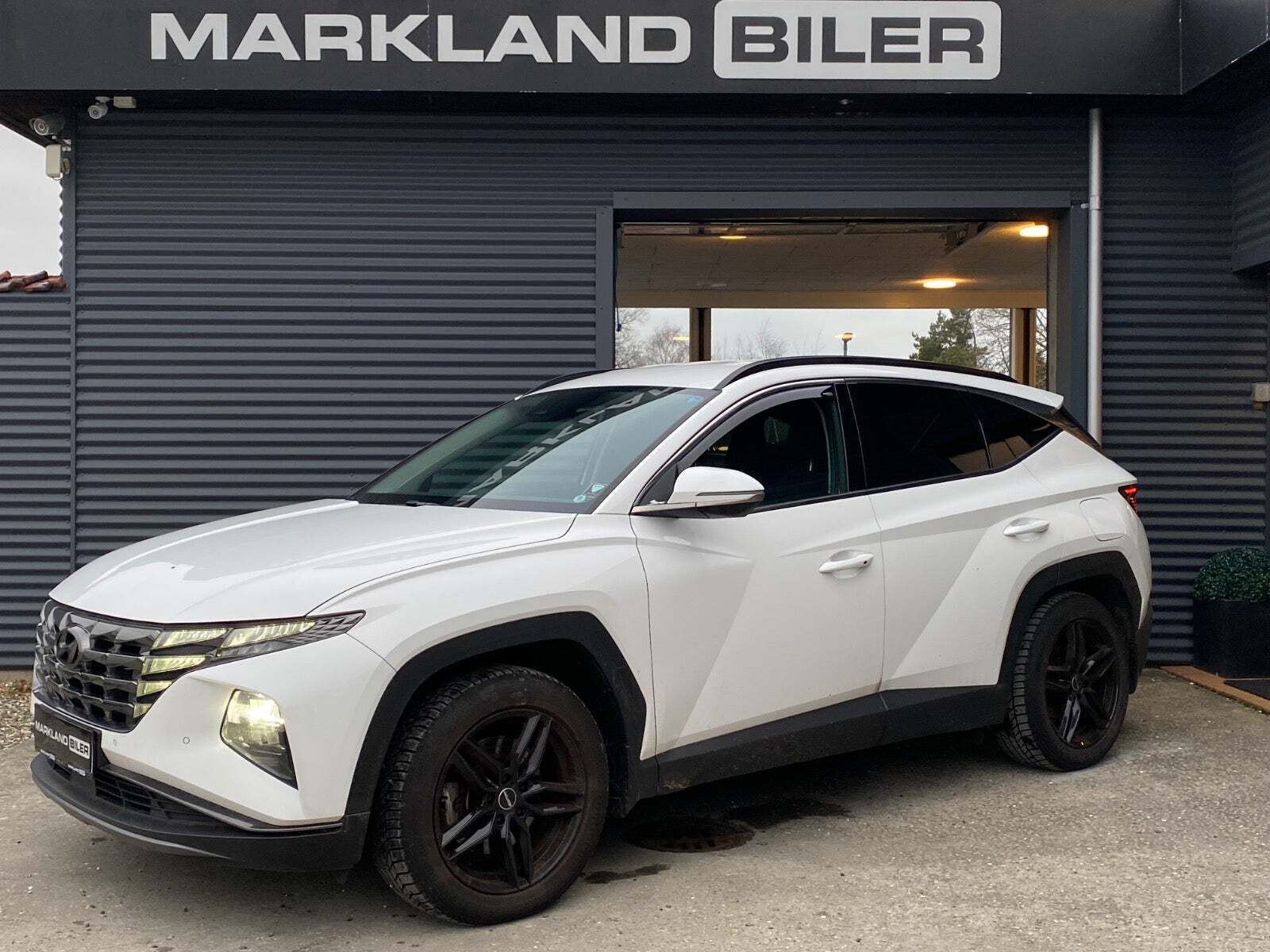 Hvid Hyundai Tucson fra 2022