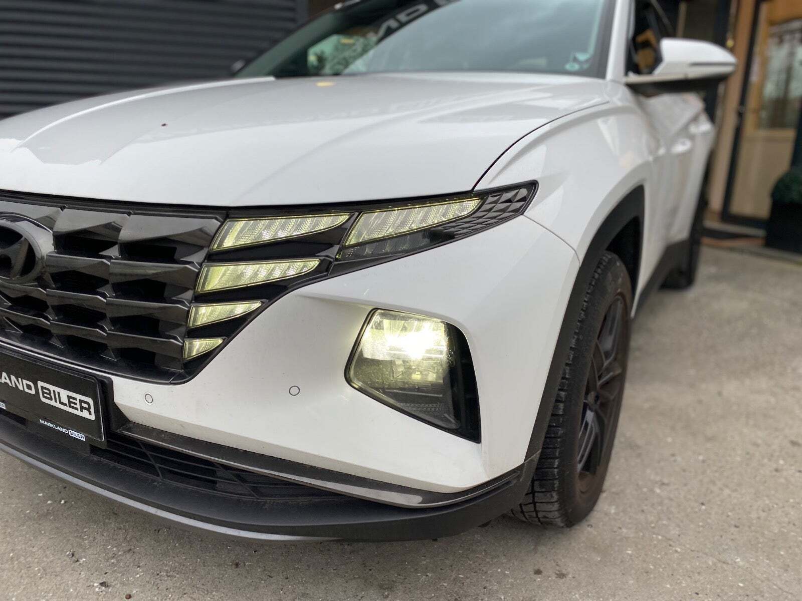 Hvid Hyundai Tucson fra 2022