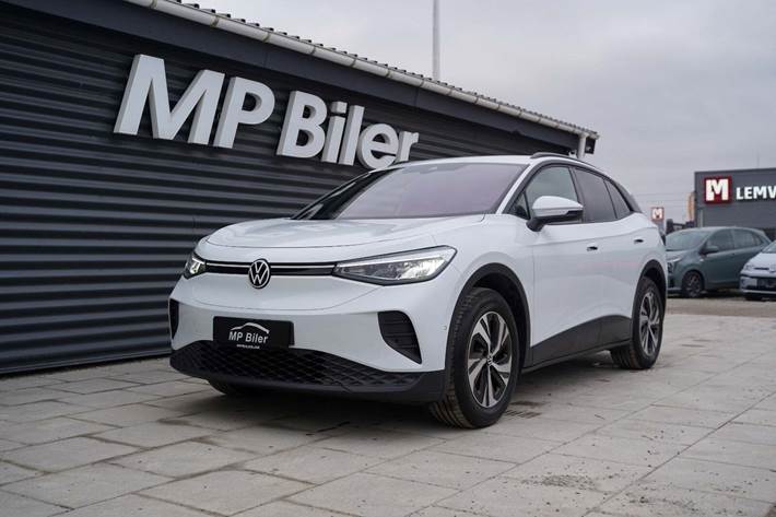 Hvid VW ID.4 fra 2025 set udefra