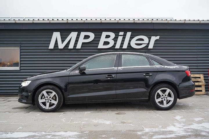 Sort Audi A3 fra 2017