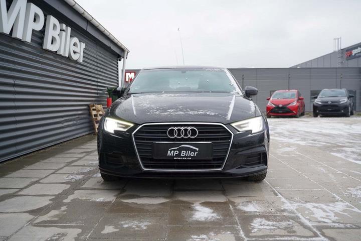 Sort Audi A3 fra 2017