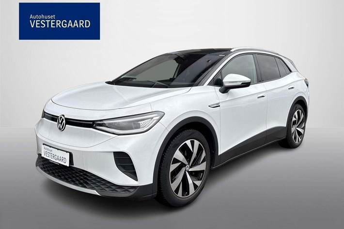 Hvid VW ID.4 fra 2021 set udefra