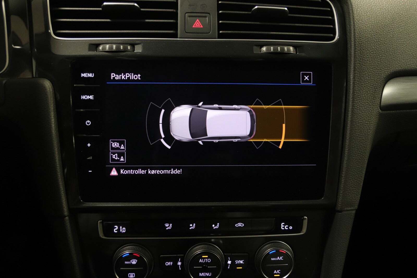 Grå VW e-Golf VII fra 2020