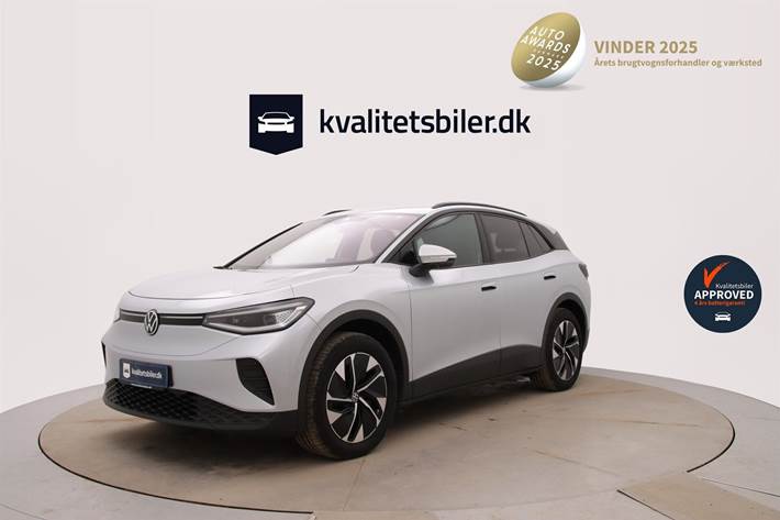 Sølv VW ID.4 fra 2024 set udefra