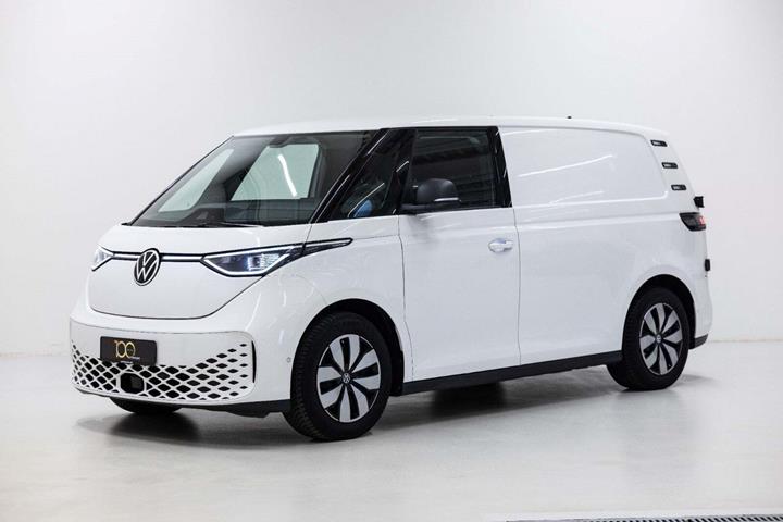 Hvid VW ID.Buzz fra 2023 set udefra