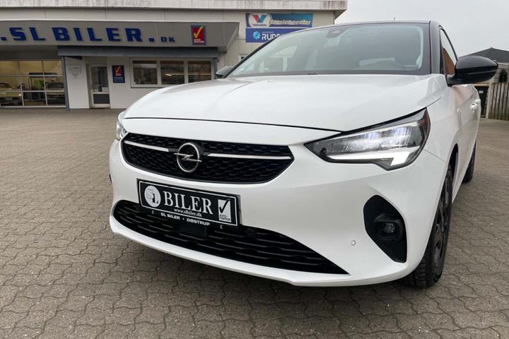 Hvid Opel Corsa fra 2021
