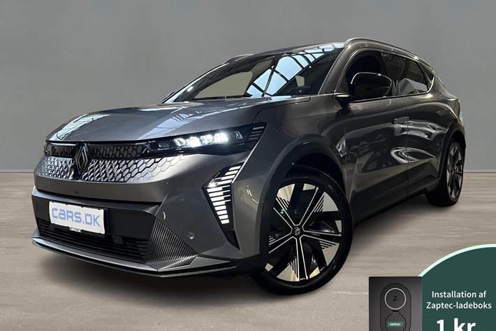 Grå Renault Scénic fra 2023 set udefra