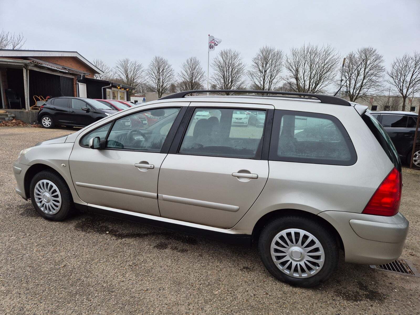 Grøn Peugeot 307 fra 2007