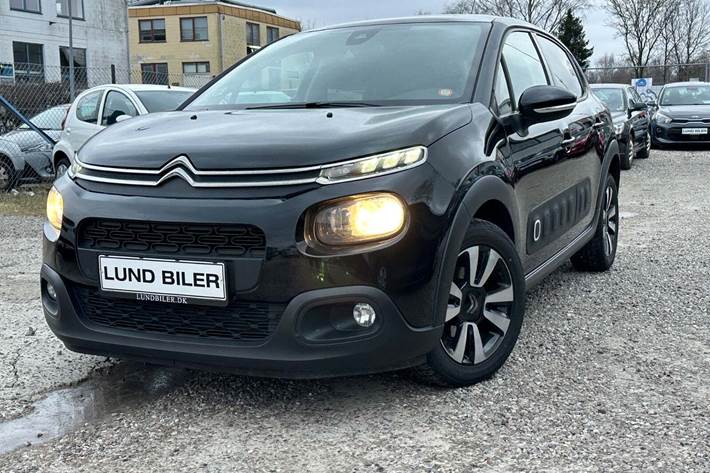 Sort Citroën C3 fra 2020 set udefra