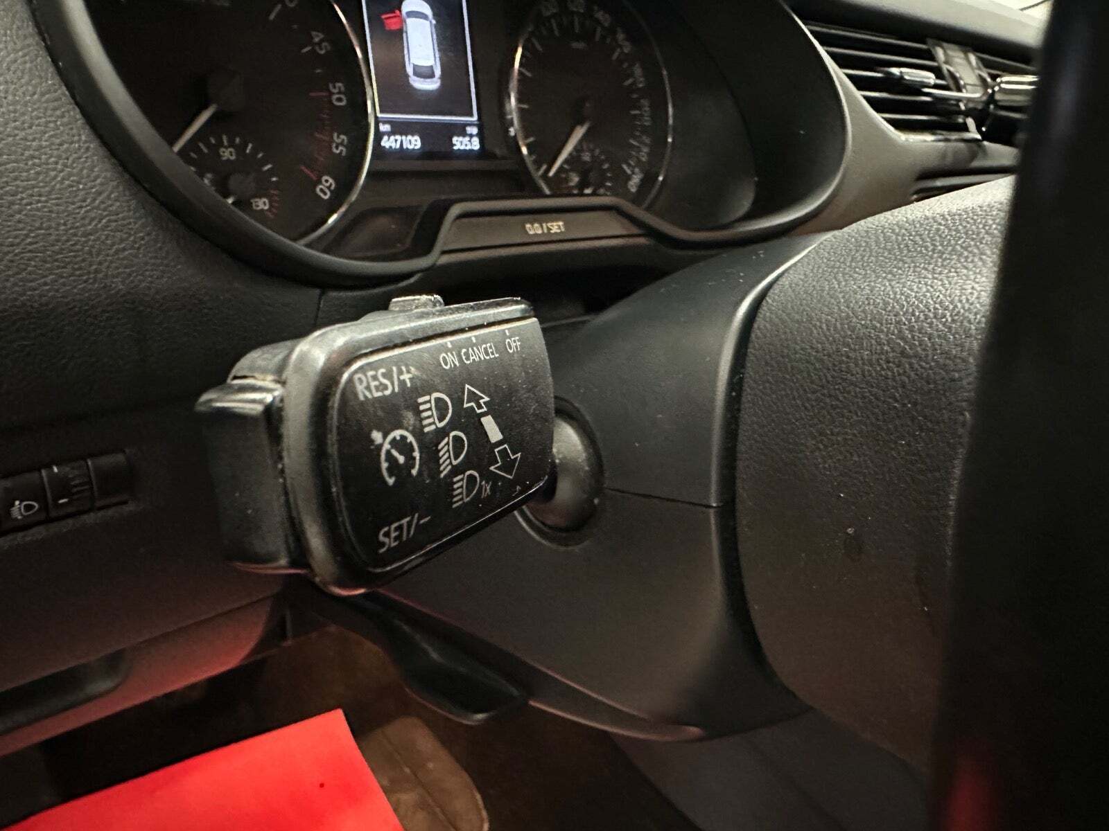 Sort Skoda Octavia fra 2015