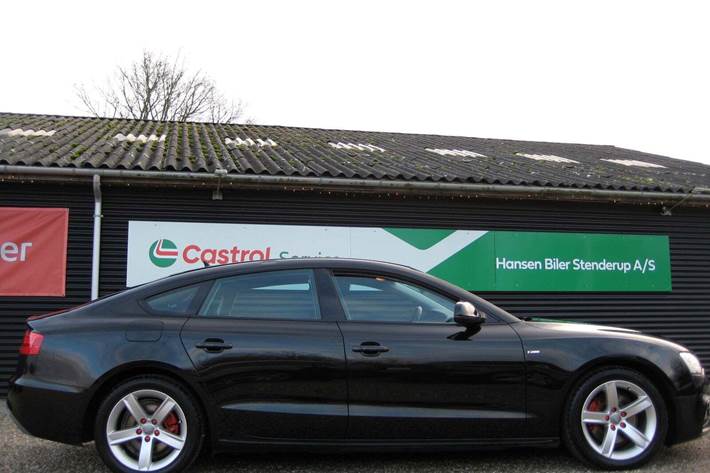 Sort Audi A5 fra 2015