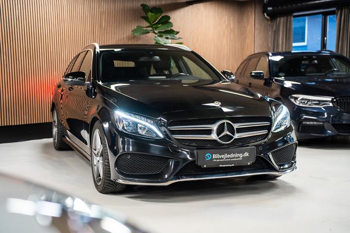 Sort Mercedes C220 d fra 2018