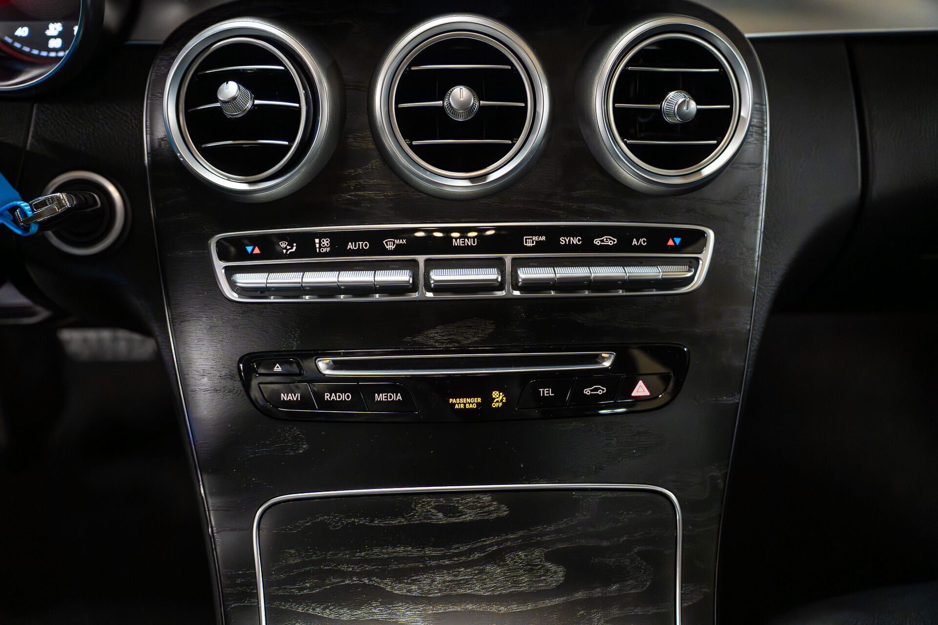 Sort Mercedes C220 d fra 2018
