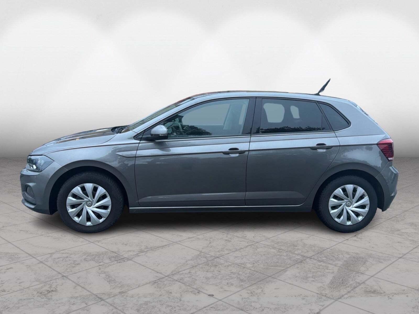 Grå VW Polo fra 2020
