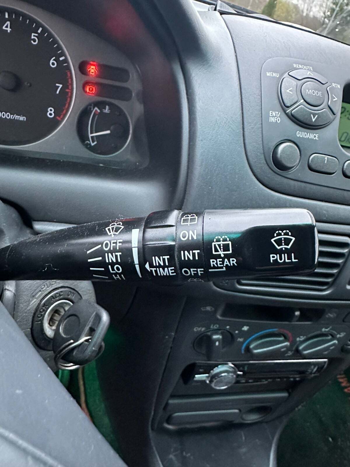 Sort Toyota Corolla fra 2000