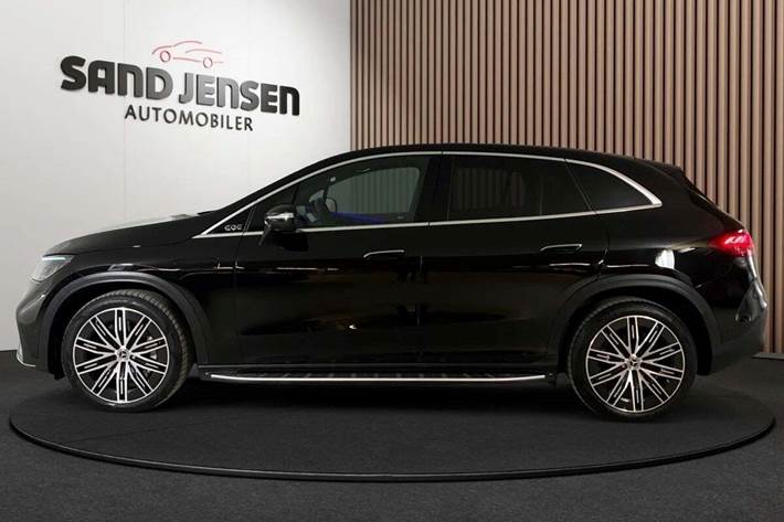 Sort Mercedes EQE350 SUV fra 2025