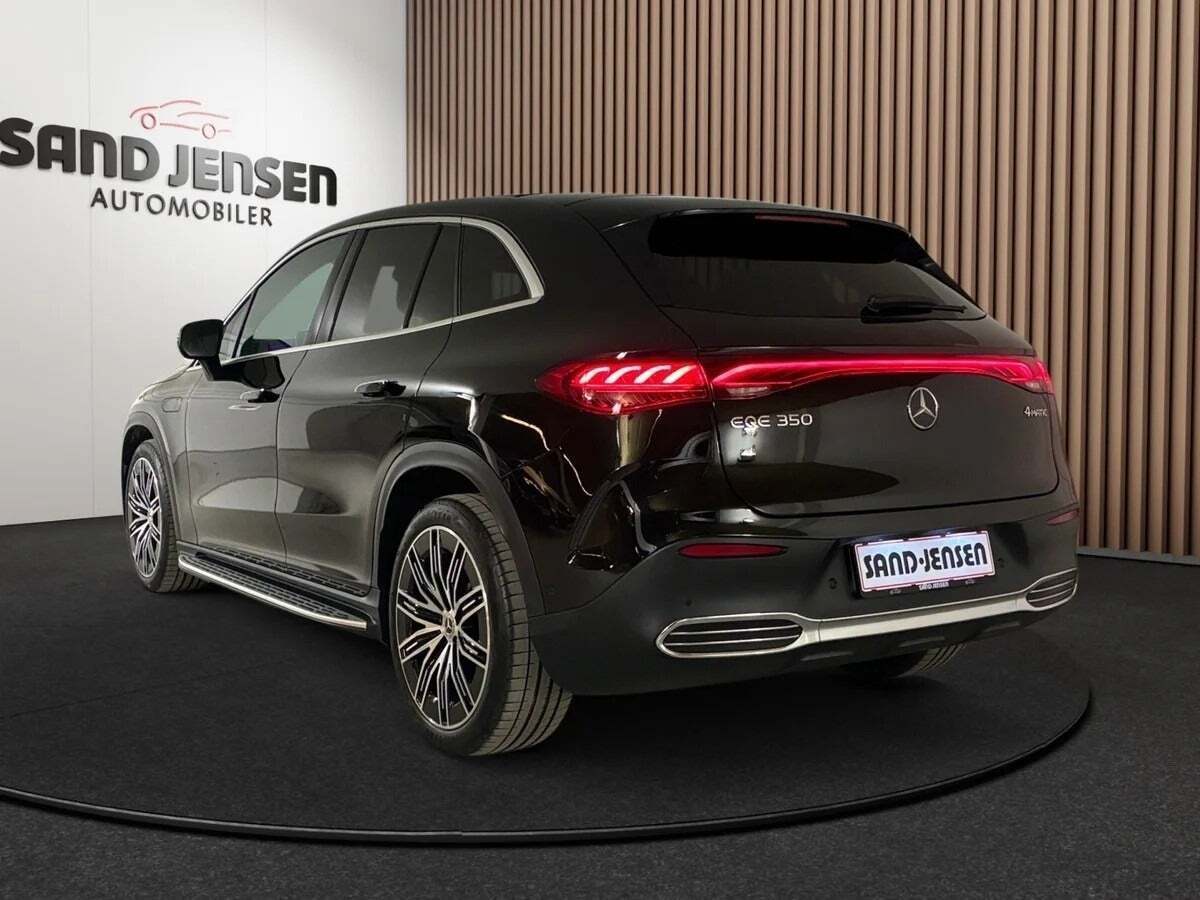 Sort Mercedes EQE350 SUV fra 2025