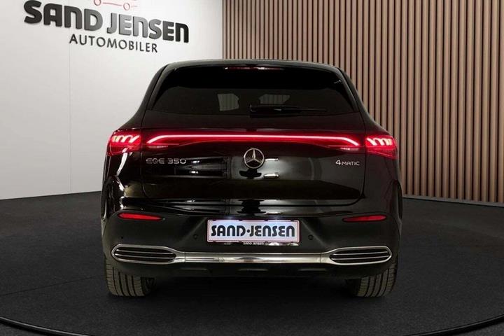 Sort Mercedes EQE350 SUV fra 2025