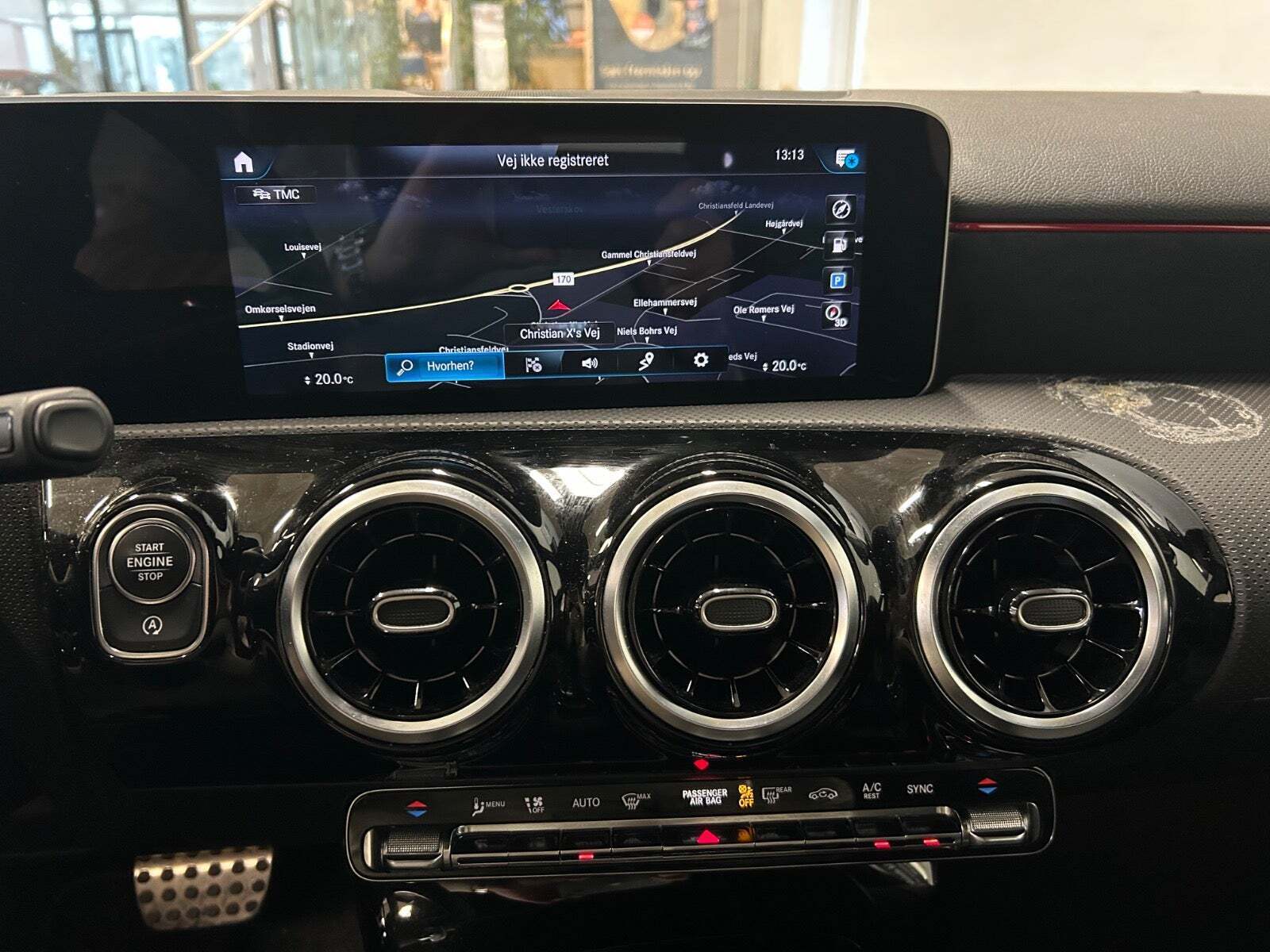 Sort Mercedes A200 d fra 2020