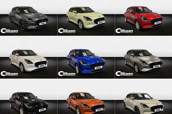 Grå Suzuki Swift fra 2026