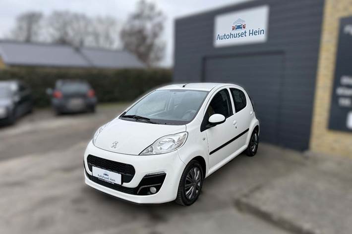 Hvid Peugeot 107 fra 2014