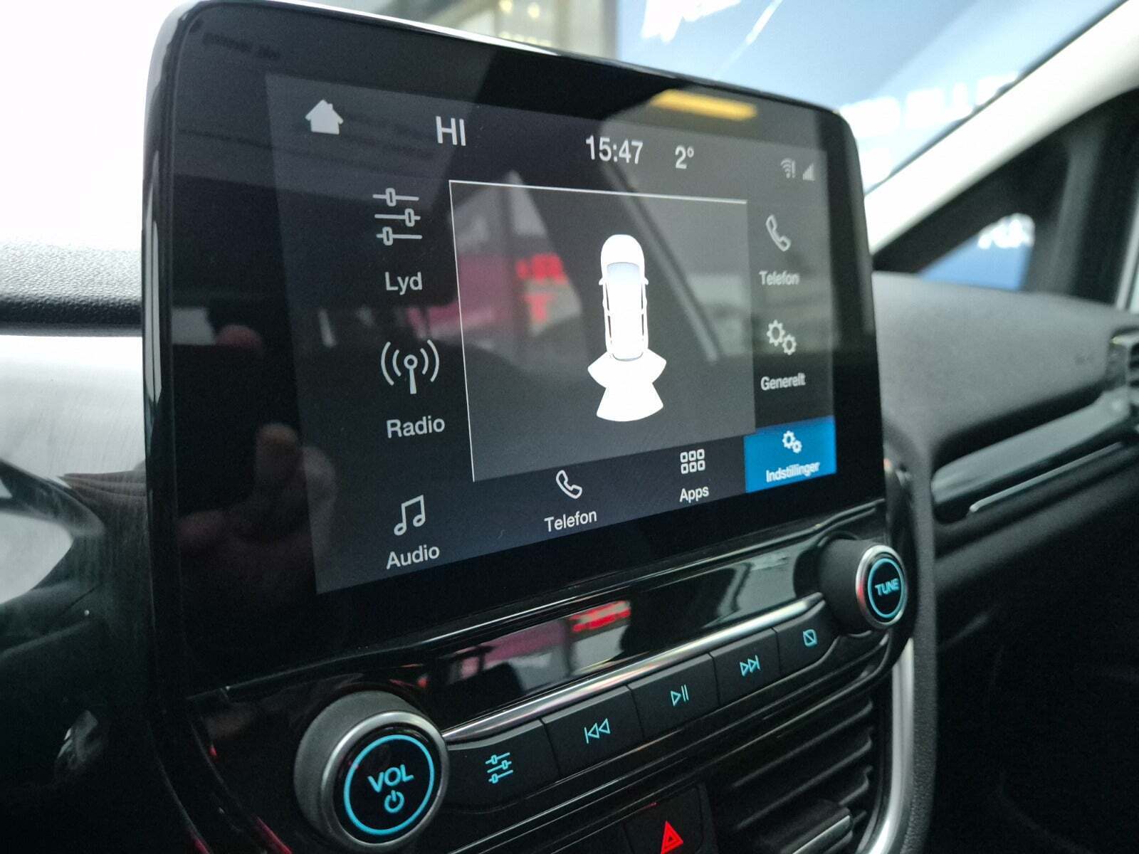 Hvid Ford Fiesta fra 2021