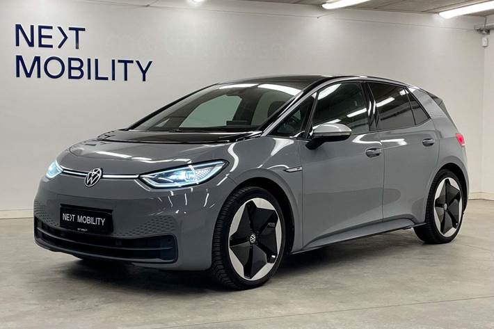Grå VW ID.3 fra 2020 set udefra