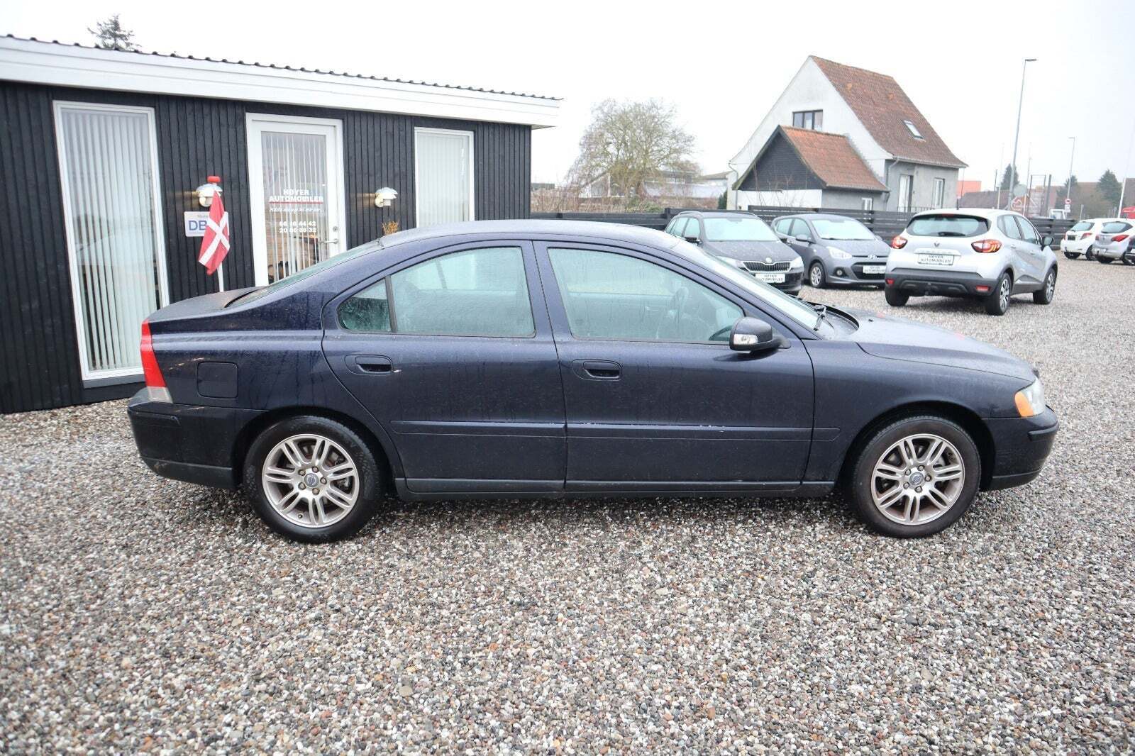 Blå Volvo S60 fra 2007