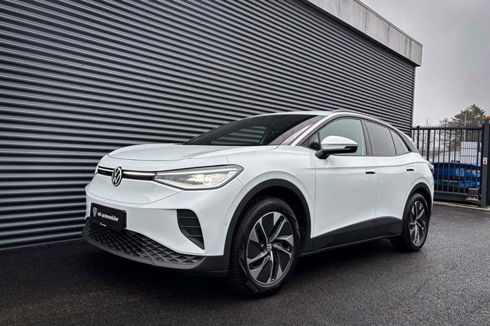 Hvid VW ID.4 fra 2025 set udefra