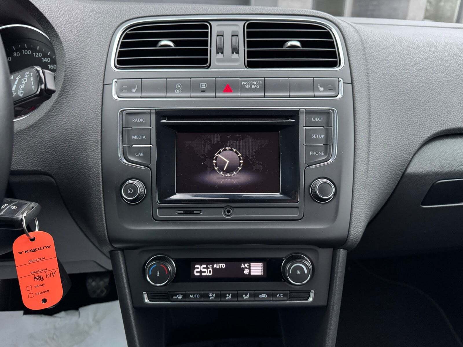 Sort VW Polo fra 2016