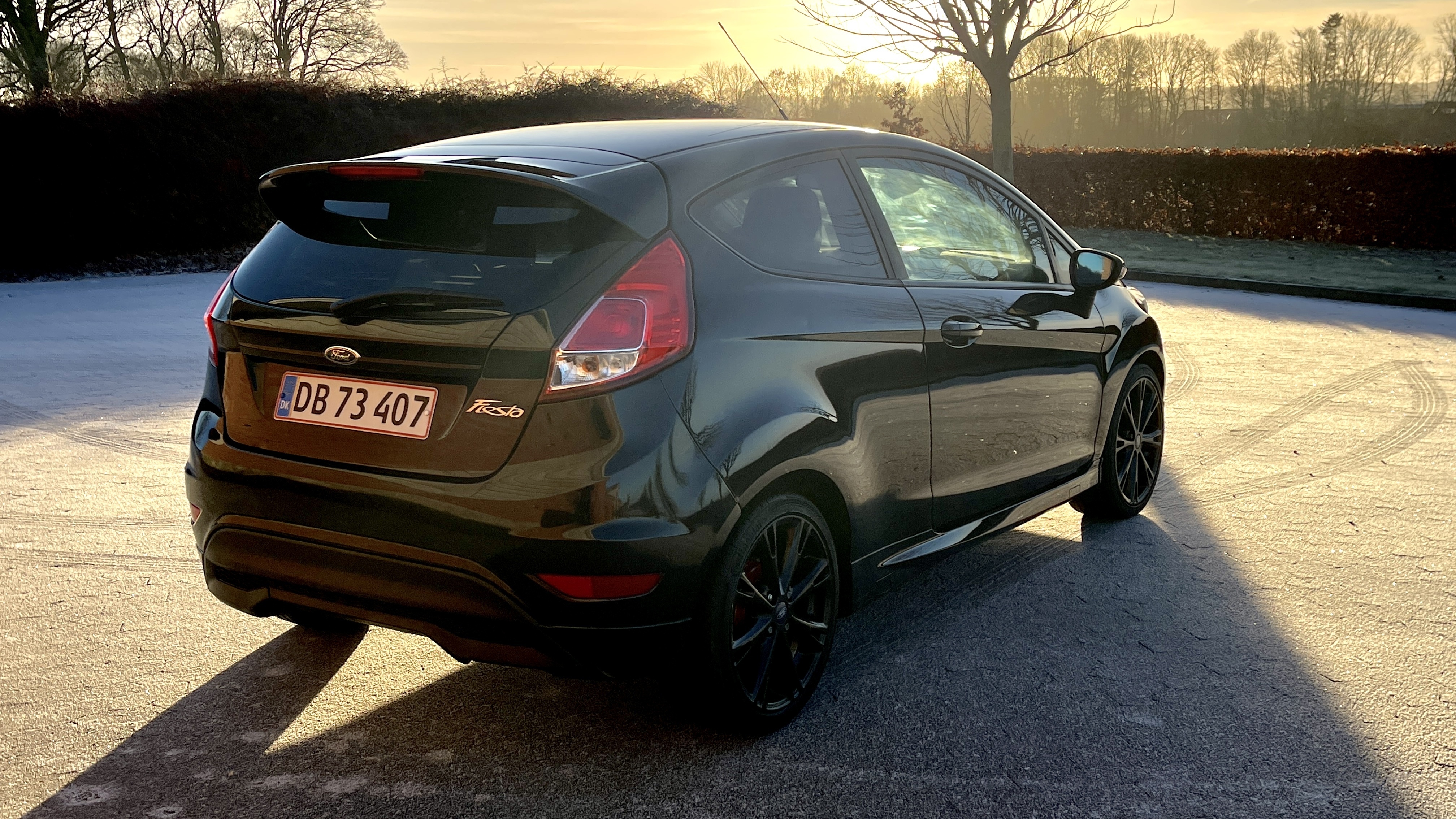 Sort Ford Fiesta fra 2014