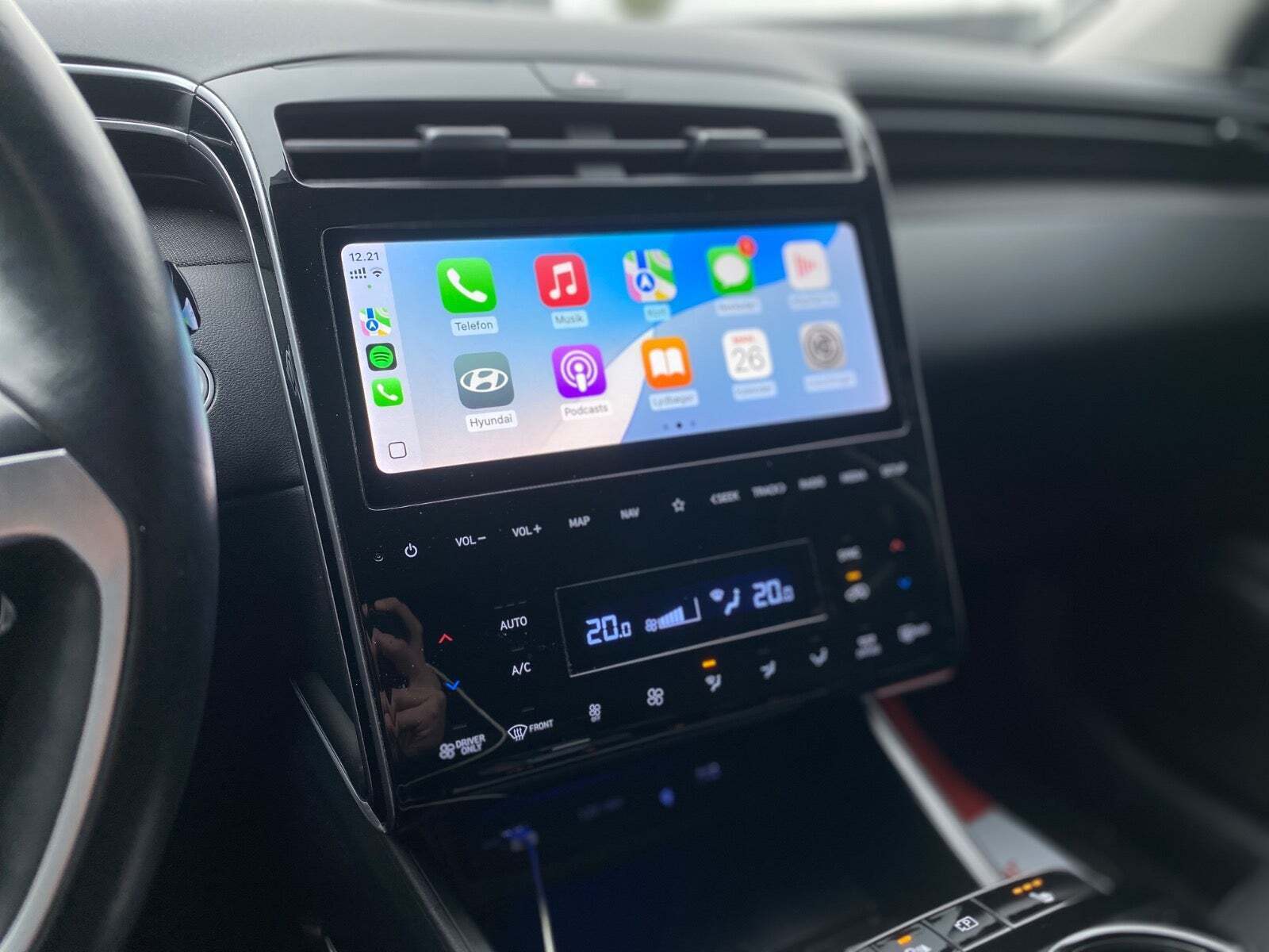 Hvid Hyundai Tucson fra 2022