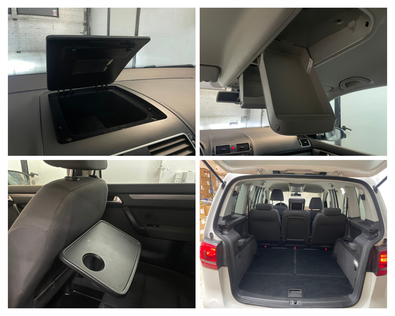 Grøn VW Touran fra 2011