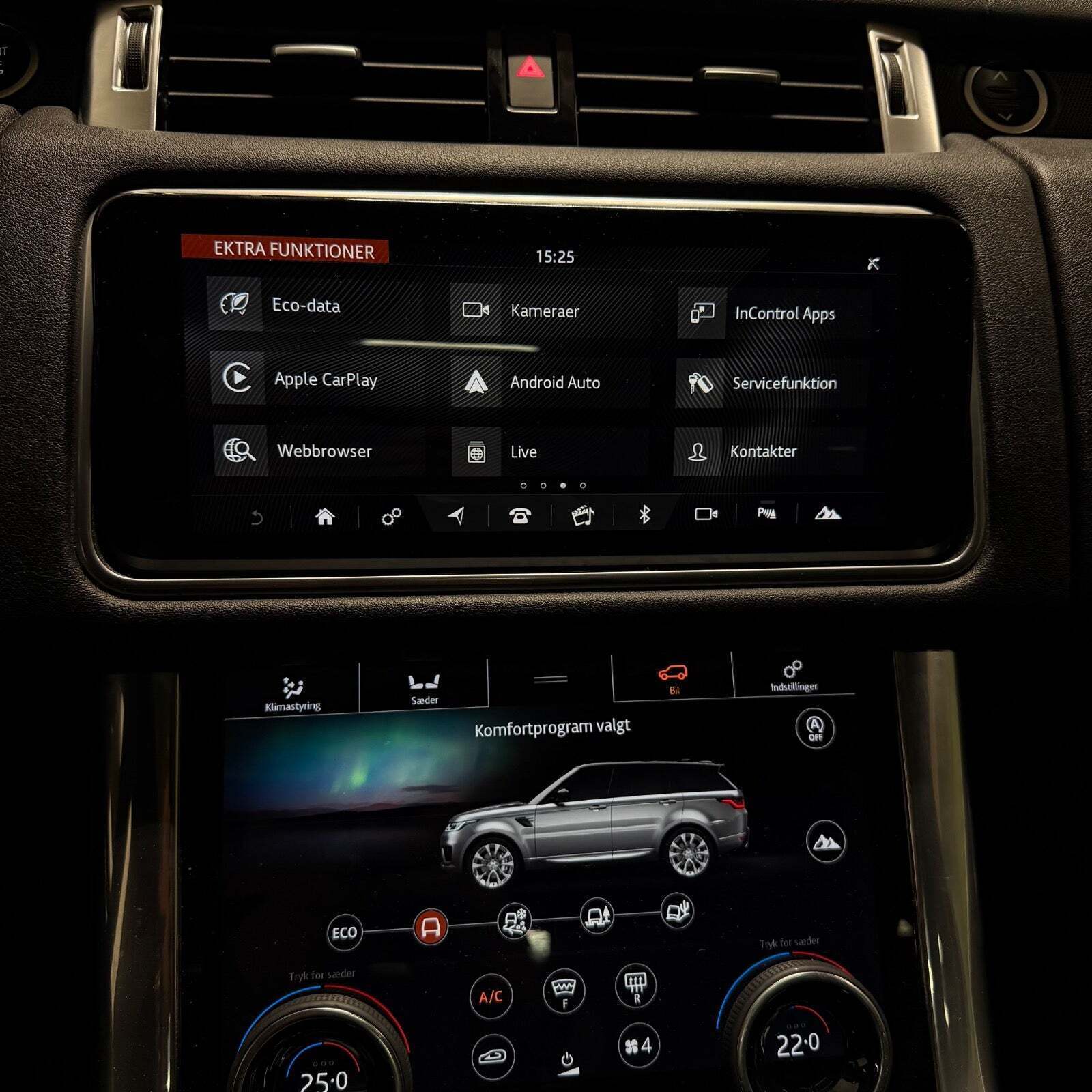 Sort Land Rover Range Rover sport fra 2018