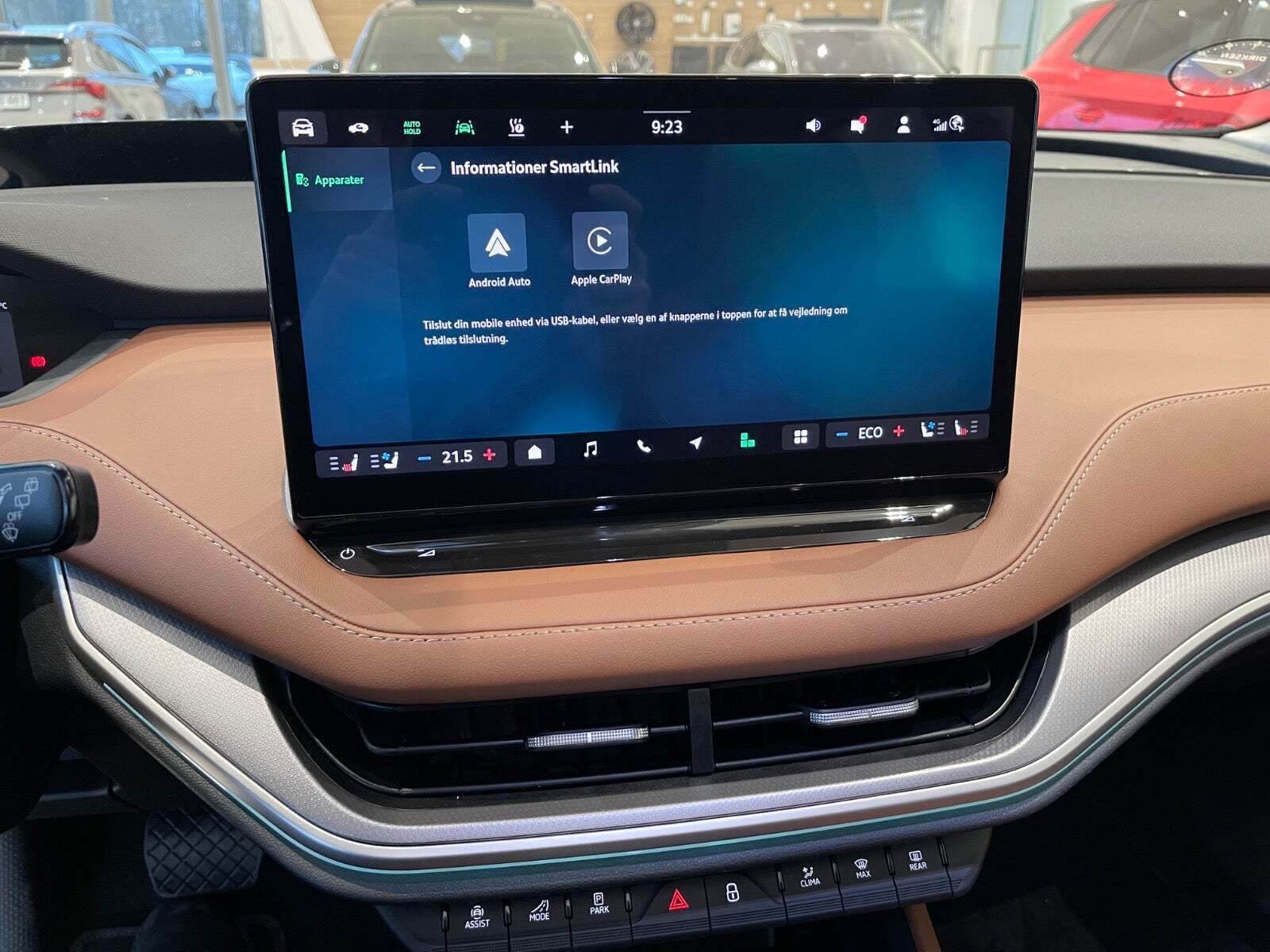 Grøn Skoda Enyaq fra 2026