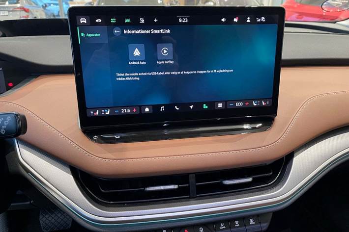 Grøn Skoda Enyaq fra 2026