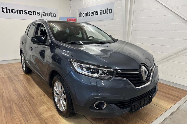 Grå Renault Kadjar fra 2018 set udefra