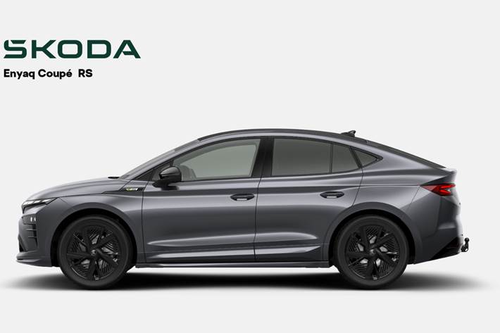 Grå Skoda Enyaq fra 2026