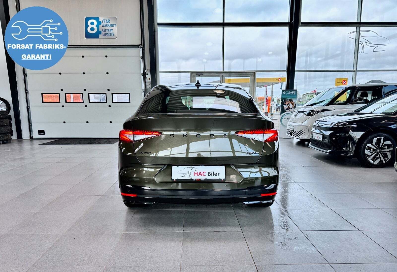 Grøn Skoda Enyaq fra 2026