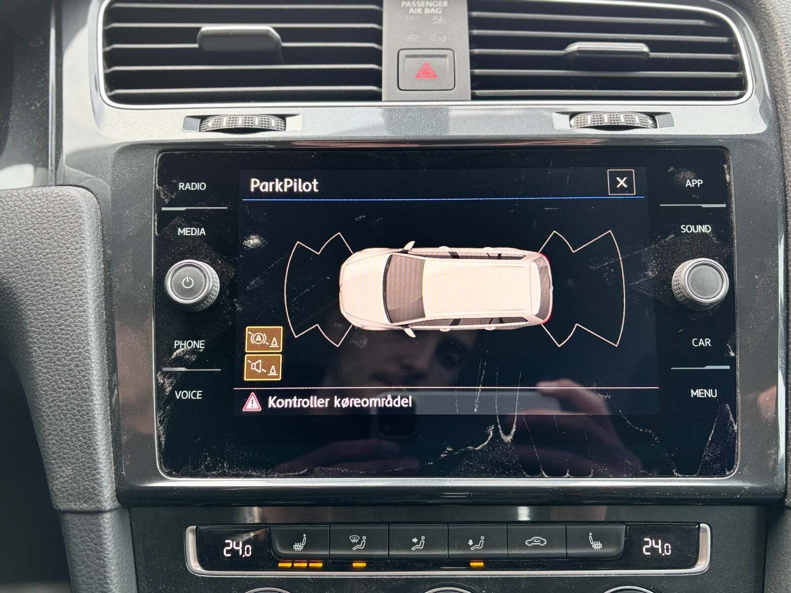 Sort VW Golf VII fra 2019