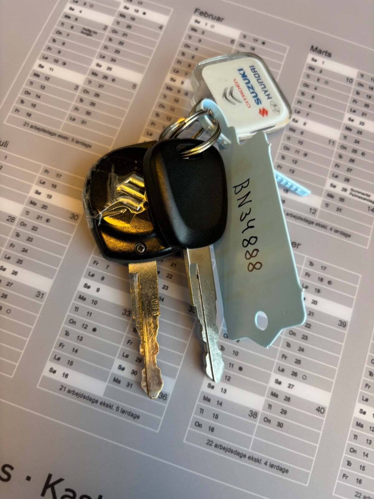 Hvid Suzuki Celerio fra 2017