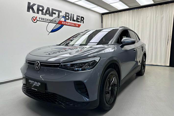 Grå VW ID.4 fra 2024 set udefra