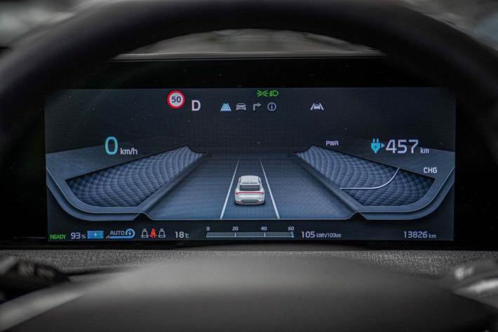 Grå Kia EV6 fra 2023