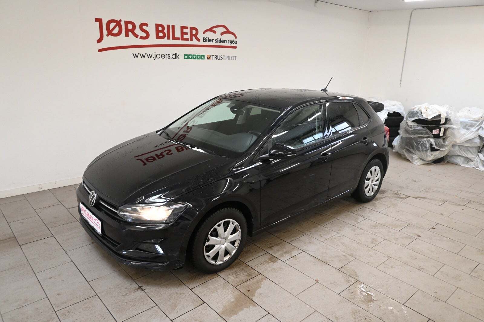 Sort VW Polo fra 2021