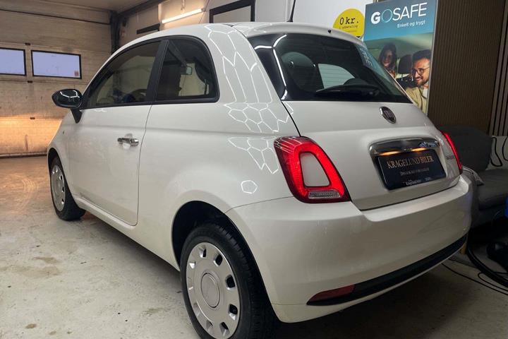 Grøn Fiat 500 fra 2020