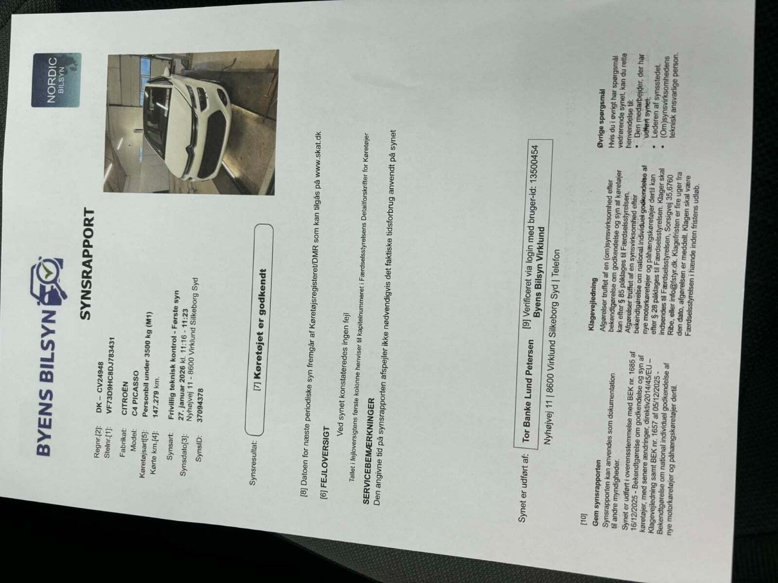 undefined Citroën C4 Picasso fra 2013