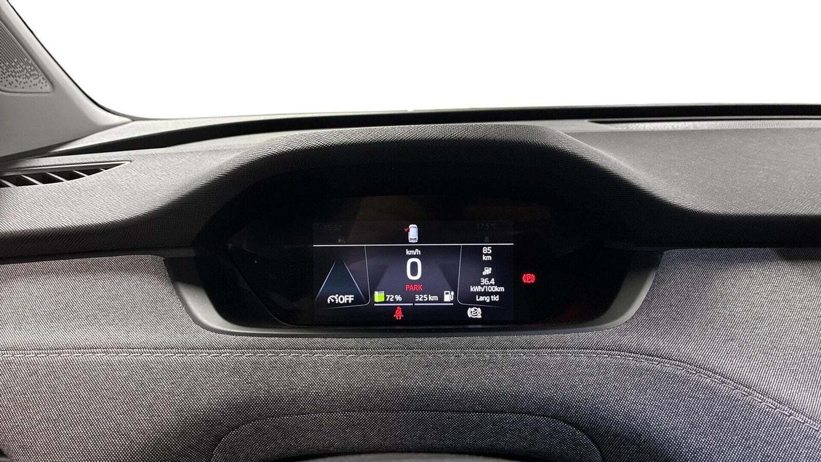 Blå Skoda Enyaq fra 2023